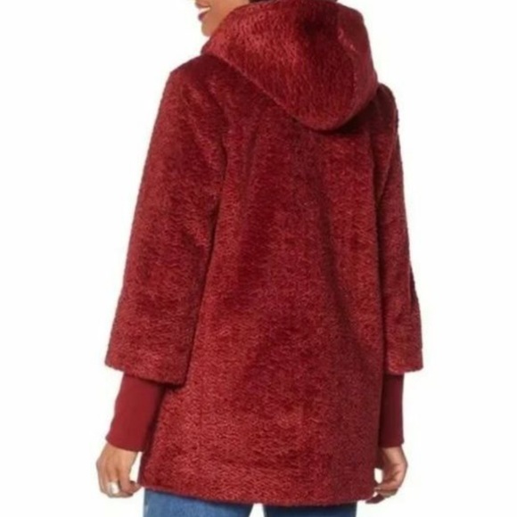 NWT LAURIER Women’s Hooded Faux Fur Coat With Storm Cuffs Size 3X. - Picture 2 of 13